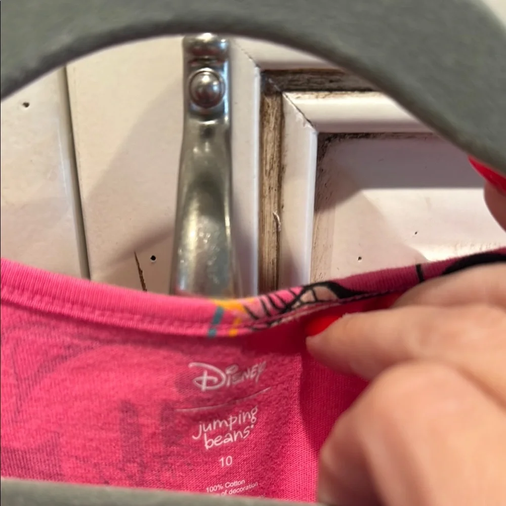 Like new Disney Pink Dress with Minnie Mouse Print - Picture 2 of 3